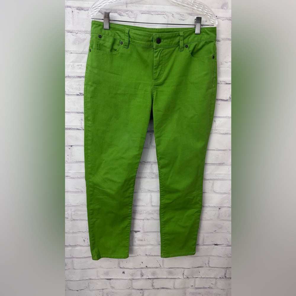 Talbots Bright Green Ankle Jeans
